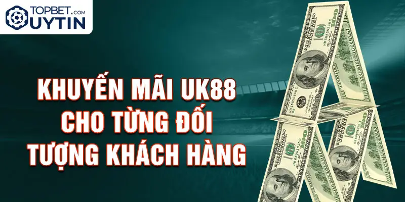 Khuyến mãi Uk88 cho từng đối tượng khách hàng